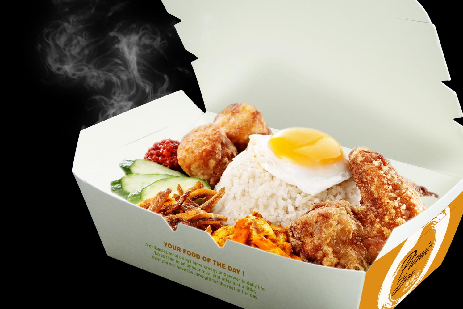 Printed food packaging boxes
