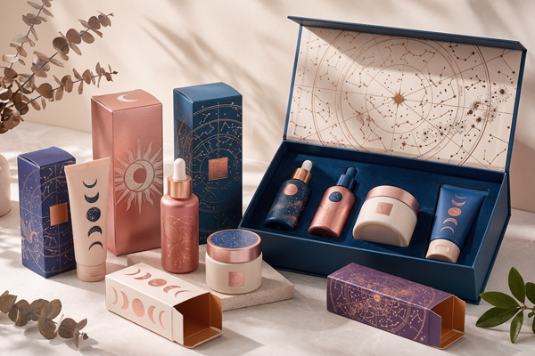 Cosmetic packaging printing example