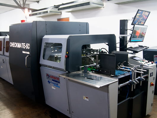CHECKMATE-50 print quality inspection machine