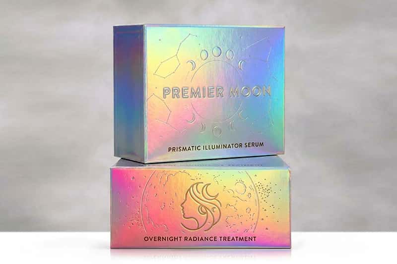 Special coating finish for packaging boxes