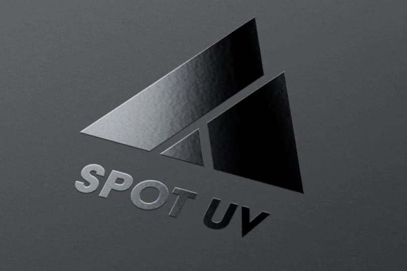 Spot UV graphic finish for packaging artwork